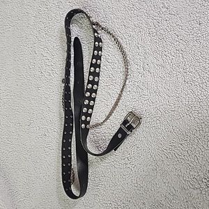 Authentic Leather Vintage Goth Belt